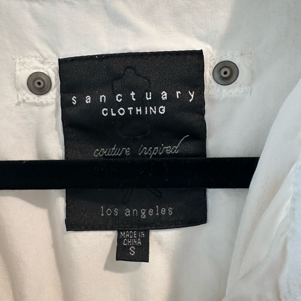 Sanctuary Clothing White Shirt Jacket - Picture 3 of 4